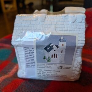 California Creations Country Cathedral 97002 Ready To Paint Christmas BNWT